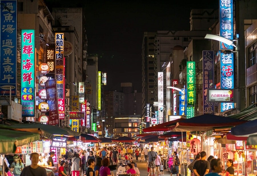 Chợ đêm Lục Hợp tại Đài Loan
