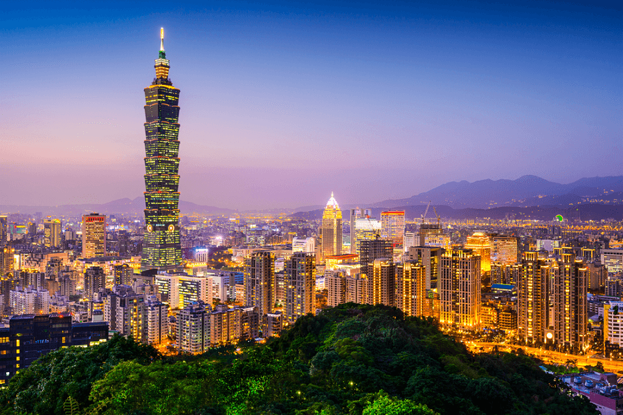 Tòa tháp Taipei 101 biểu tượng của đất nước Đài Loan