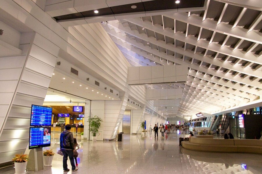 Sân bay Đào Viên là địa điểm dừng chân đầu tiên khi bạn vừa đến Đài Loan